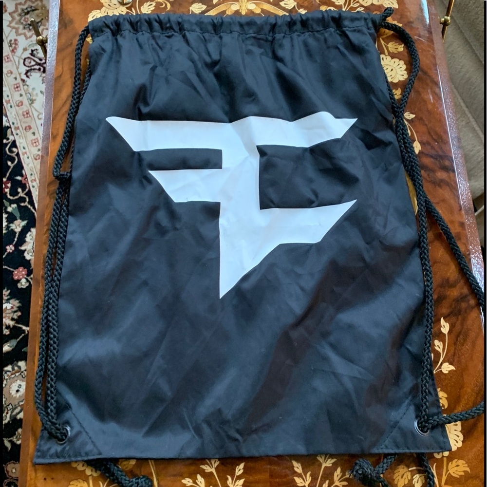 BLACK & WHITE FAZE CLAN SOFT BACKPACK